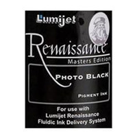 Lumijet Lumiflo Renaissance Masters Series Matte Black Ink in a 8 oz. Bulk Bottle.