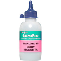 Lumijet Lumiflo Standard EP Light Cyan Ink in a 6 oz. Refill Bottle.