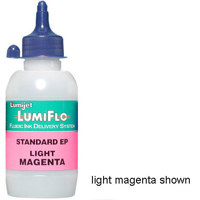 Lumijet Lumiflo Standard EP Magenta Ink in a 6 oz. Refill Bottle.