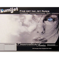 Lumijet Photo White, Smooth Luster Bright White Fine Art Inkjet Paper, 12 mil, 270gsm, 13" x 19", 20 Sheets.