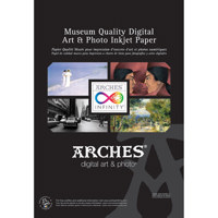 Legion Arches Infinity Smooth Matte Inkjet Paper, 24.5 mil., 355gms, 8.5" x 11", 25 Sheets.