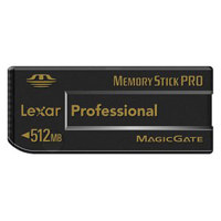 Lexar 512mb Memory Stick Professional 80x Memory Card