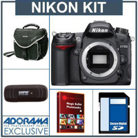 Nikon D7000 Digital SLR Camera Body Kit Refurbished by Nikon USA with 8GB SD Memory Card Camera System Bag USB 20 SD Card Reader FREE Red Giant Magic Bullet PhotoLooks V15 Software a 19900 Retail Value