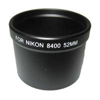 Adorama Metal 52mm Lens / Filter Adapter for the Nikon Coolpix P5000 / P5100 Digital Cameras