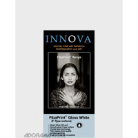 Innova Art F-Type Warm Tone, White Gloss FibaPrint Inkjet Paper, 300gm2, 13" x 19", 25 Sheets,