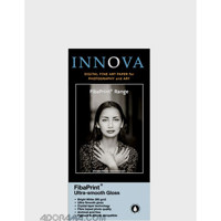 Innova Art F-Type Bright White Satin, Semi-Matte FibaPrint Inkjet Paper, 300gm2, 4" x 6", 50 Sheets,