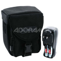 Olympus Leather Case f/C2000 series, C3000 series, C4040 C50 C5050 C5060 (incLudes storage compartments f/batteries & SmartMedia , Belt loop)