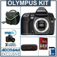 Olympus E 5 123 Megapixel Digital SLR Camera Body CFSD Dual Slot 3 Inch Swivel LCD