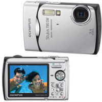 Olympus Stylus 790 SW Shockproof Waterproof Digital Camera, 7.1 Megapixel, 3x Optical, 5x Digital Zoom, Orange