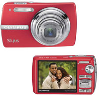 Olympus Stylus 820 Digital Camera, 8.0 Megapixel, 5x Optical, 5.6x Digital Zoom, 2.7" LCD Display, Black