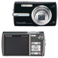 Olympus Stylus 830 Digital Camera  8.0 Megapixel  5x Optical  5.6x Digital Zoom  2.5&quot HyperCrystal LCD Display  Black