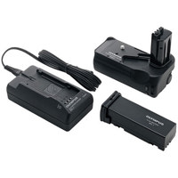 Olympus FP-1D, Power Grip Flash Bracket with Hot Shoe Mount.