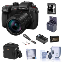 

Panasonic LUMIX GH5 II Mirrorless Digital Camera with Leica 12-60mm f/2.8-4.0 Lens Bundle with 128GB SD Card, Bag, Extra Battery, Charger, Wrist Strap, Filter Kit and Accessories