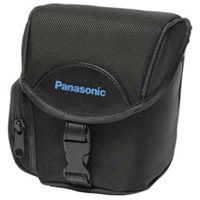 Panasonic Black Leather Carrying Case with Beltloop for the Lumix Model DMC-TZ3 Digital Camera