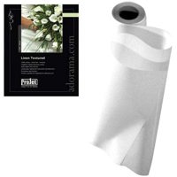 Media Street Royal Canvas, Glossy White Archival Fine Art Inkjet Media, 18.8 mil., 409.6g/m2., 24" x 25' Roll.