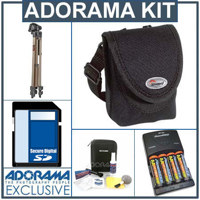 Advanced Accessory Kit for Pentax Optio T20, W20, A10, A20 & A30 Digital Cameras