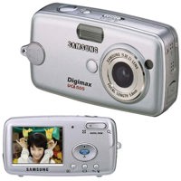 Samsung Digimax-U-CA401 Ultra Compact Digital Camera, 4.0 Megapixel, with 4x Digital Zoom. (Demo, without original box)