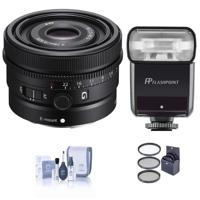 Sony FE 40mm f/2.5 G Full-Frame Ultra-Compact G Lens, E-Mount Bundle with Flashpoint Zoom-Mini TTL R2 Flash, Filter Kit, Cleaning Kit
Sony FE 40mm f/2.5 G Full-Frame Ultra-Compact G Lens, E-Mount Bundle with Flashpoint Zoom-Mini TTL R2 Flash, Filter Kit, Cleaning Kit