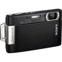 Sony Cybershot DSC-T200, Digital Still Camera, 8.0 Megapixel, Carl Zeiss 5x Optical Zoom Lens, 10x Digital Zoom, 3.5" LCD Screen, Silver