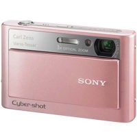 Sony Cybershot DSC-T20, Digital Still Camera, 8.1 Megapixel, Carl Zeiss 3x Optical Zoom Lens, 2x Digital Zoom, 2.5" LCD Screen, Black