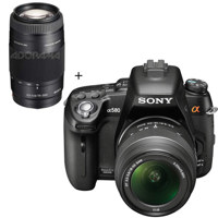 Sony a 65 DSLR Camera with Sony DT 55 200mm f4 56 Telephoto Zoom Lens
