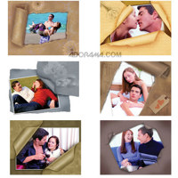 Dg Foto Art Galleria Masks, Horizontal Vol.-1, Creative Plug-in Software for Dg Foto Art Lite, Classic, Gold or DeZigner Series, for Windows XP & 2000.