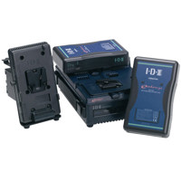 JVC Battery & Charger Kit, Complete ENDURA V-Mount Package for Video Cameras.