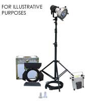 K5600 Joker News 200 Watt PAR Lamp Head Complete Kit  with Carrying Case  AC Only