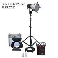 K5600 BlackJack 400 HMI Fresnel Lamp Head Complete Kit Without Tungsten Back  with One Carry Case  AC Only