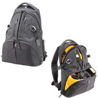Kata DC-443 Compact System Case for Pro D/SLR Mounted Lens (mid. zoom), 3-4 Lenses, Flash & Accessories, TST RIB Structural Protection