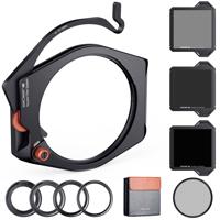 

K&F Concept Square Filter Holder System with CPL+ND8+ND64+ND1000+67/72/77/82mm Adapter Rings