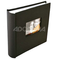 Kleer-Vu Photo / Memo Album with Closure, Daisy Collection, Pink, Holds 200 4" x 6" Photos, 2 Per Page.
