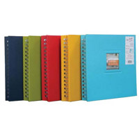 Kleer-Vu Photo / Memo Album with Window, Livin Frame Front, Window Glossy Collection, Purple Diamonds, Holds 200 4" x 6" Photos, 2 Per Page.
