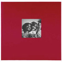 Kolo Cortina, 8&frac12;" x 8&frac12;" Picture Album, Black & Light Blue Covers with Soft White Pages, Holds 60 4" x 6" Photos, 2 Per Page.