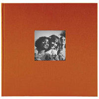 Kolo Cortina, 8&frac12;" x 8&frac12;" Picture Album, Red & Pink Covers with Soft White Pages, Holds 60 4" x 6" Photos, 2 Per Page.