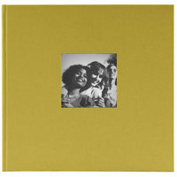 Kolo Cortina  8&frac12&quot x 8&frac12&quot Picture Album  Chartreuse &amp Chocolate Covers with Soft White Pages  Holds 60 4&quot x 6&quot Photos  2 Per Page.
