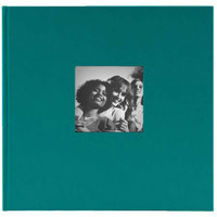 Kolo Cortina  8&frac12&quot x 8&frac12&quot Picture Album  Ocean &amp Chocolate Covers with Soft White Pages  Holds 60 4&quot x 6&quot Photos  2 Per Page.