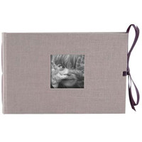 Kolo Noci Brag Book, 4&frac14;" x 6&frac12;" Picture Album, Red Covers with Soft White Pages, Holds 24 4" x 6" Photos, 1 Per Page.