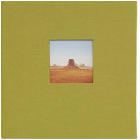 Kolo Catalina  6 Ring 8&quot x 9&quot Picture Album  Chartreuse Covers with Soft White Pages  Holds 200 4&quot x 6&quot Photos  2 Per Page.