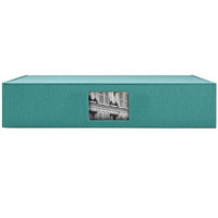 Kolo Havana, Large Photo Storage Box, 2n" h x 12&frac14;" w x 9n" l, (Chocolate)