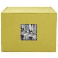 Kolo Havana, Medium Photo Storage Box, 5&frac12;" h x 7&frac12;" w x 9n" l, (Red)