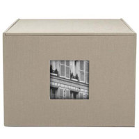 Kolo Havana, Medium Photo Storage Box, 5&frac12;" h x 7&frac12;" w x 9n" l, (Chartreuse)