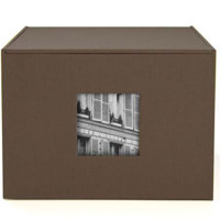 Kolo Havana, Medium Photo Storage Box, 5&frac12;" h x 7&frac12;" w x 9n" l, (Platinum)