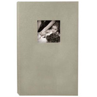 Kolo Hudson, 12&frac14;" x 8" Bookbound Picture Album, Chartreuse Covers with Soft White Pages, Holds 300 4" x 6" Photos, 3 Per Page.