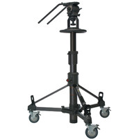 Libec LS85PDS Pedestal System with P110 Pedestal H85 Fluid Head Two PH7 Pan Arms Supports 380 lbs