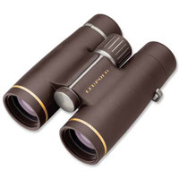 Leupold 10 x 42 Golden Ring HD  Water Proof Roof Prism Binocular with 65 Degree Angle of View  Brown