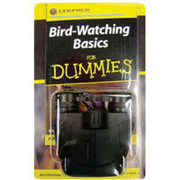 Leupold Birdwatchng Basics for Dummies Kit, with 8 x 25mm Porro Prism Binocular, Common Feeder Birds Brochure, Condensed Bird-Watching Basics for Dummies Book