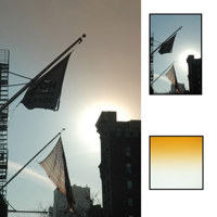 Lee Coral Grad. Graduated Coral Filter P Size 84mm x 120mm x 2mm
