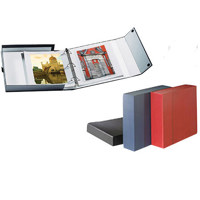 Light Impressions 3 Ring Archival Binder Box Storage Album with 2.5&quot D Rings  14&quot x 12-5 8&quot x 3-5 8&quot  Holds Pages up to 10&frac14&quot x 12&frac12&quot  Black