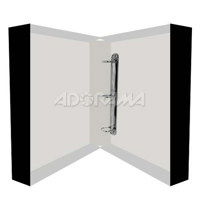 Light Impressions 3 Ring Archival True Core Binder Box Storage Album with 1.5&quot O Rings  12.25&quot x 13.25&quot  Tan.